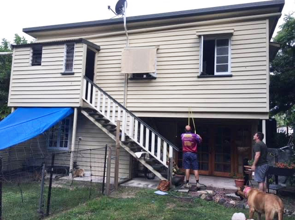 Before Woodford Deck was built